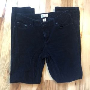 Navy blue straight leg corduroy pants!